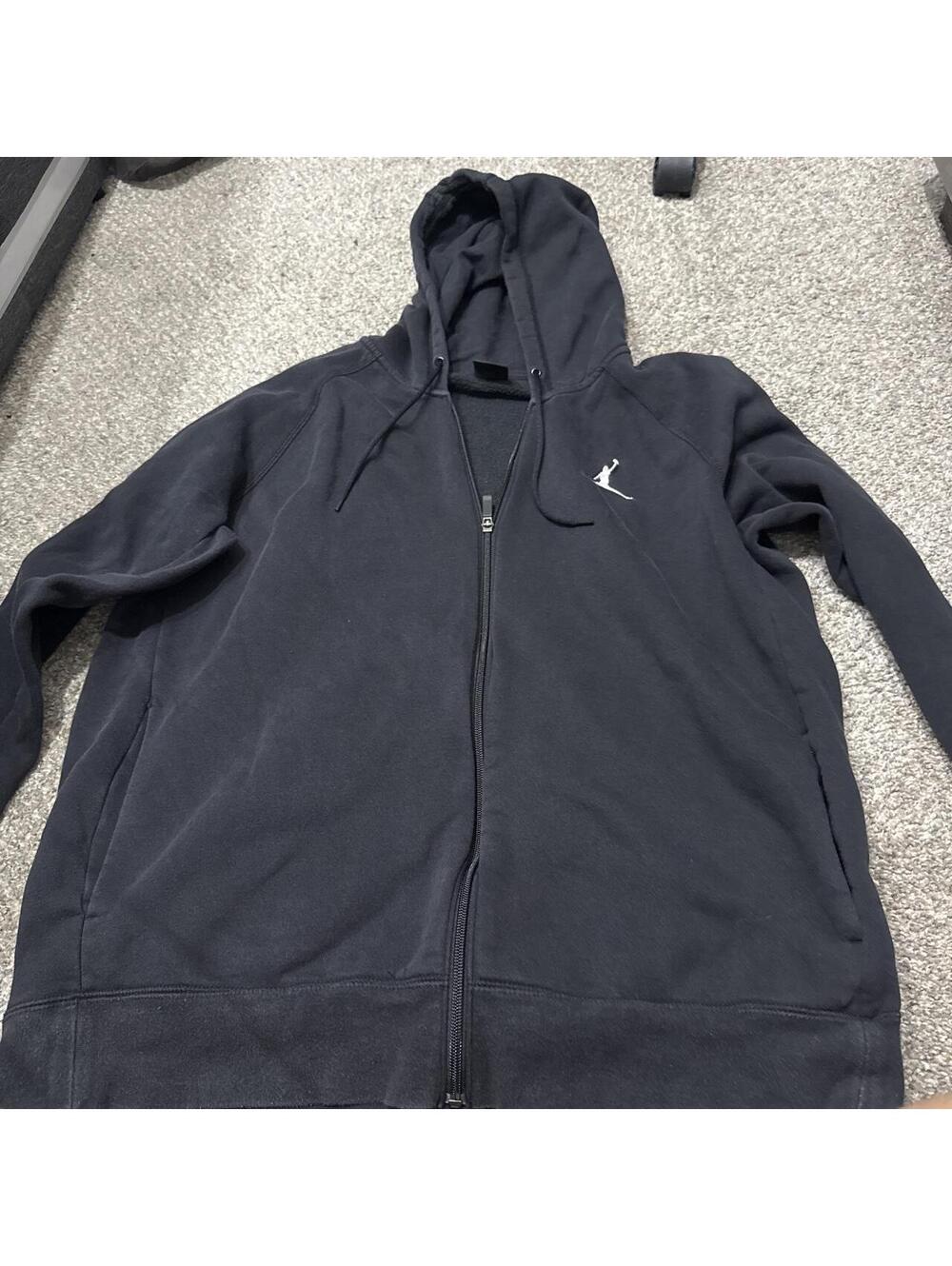 Jordan Men's Navy and Black Hoody